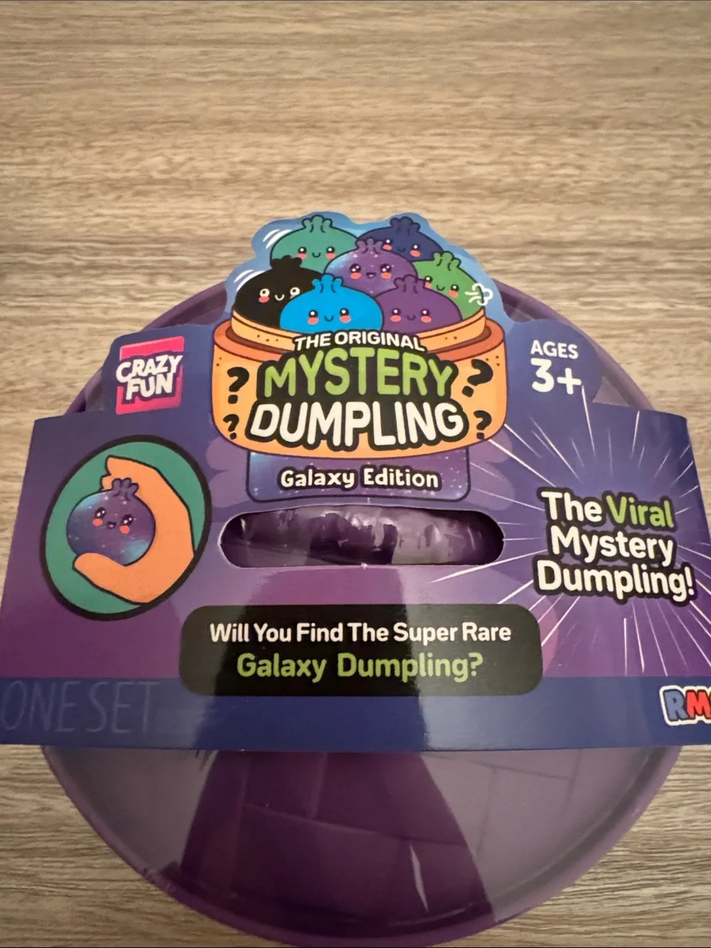 Mystery Dumpling Galaxy & Gold shimmering Edition. Set of 2. NEW